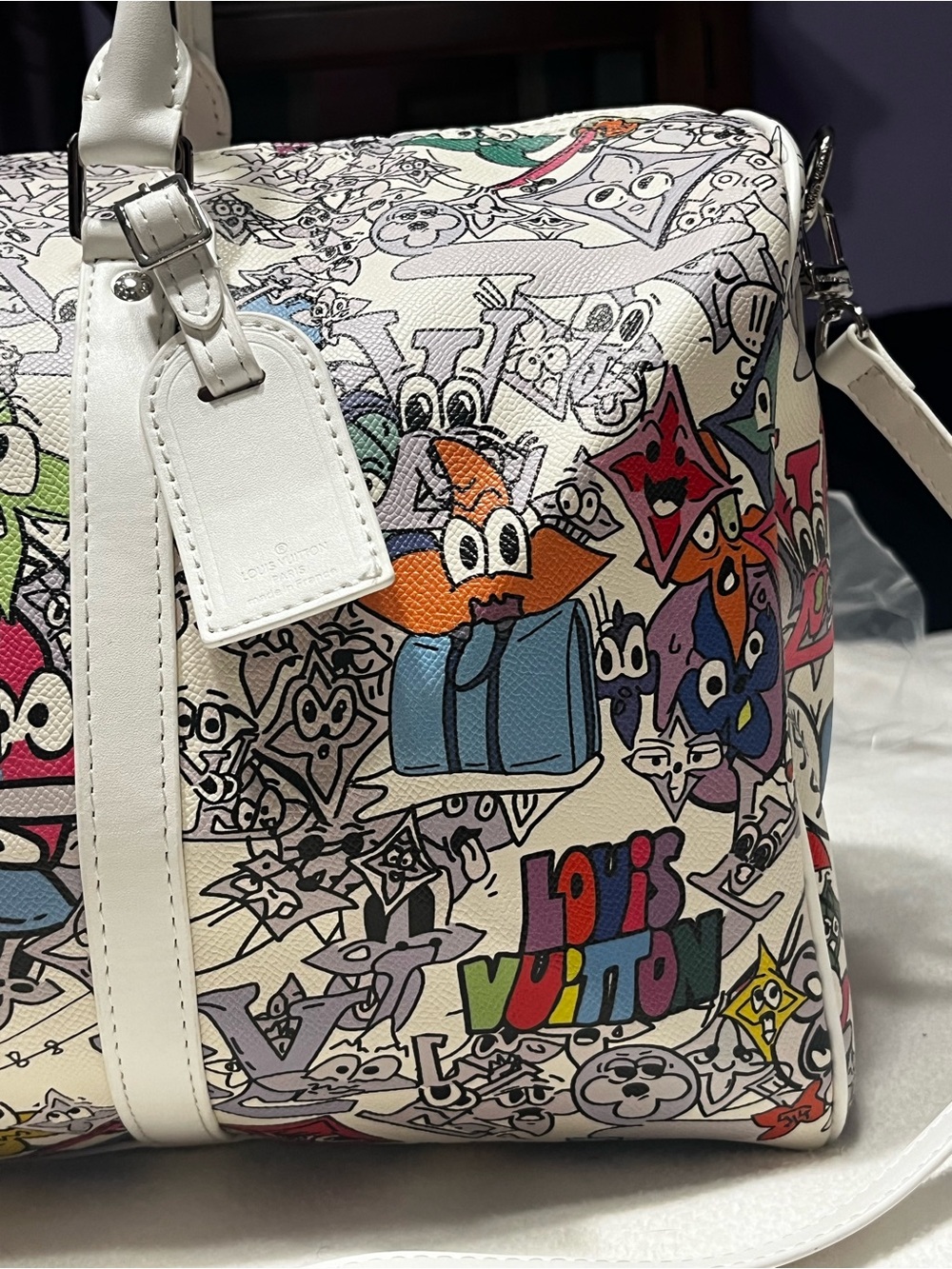 💥 Louis. Vuitton. Comics Keepall. Carry On Large Duffle limited Edition Bag - Picture 5 of 16